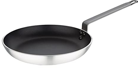 Vogue Pro Non Stick Frying Pan 280 mm, 1.8 Litre Capacity, Teflon Aluminium, Dimensions: 45(H) x 280(Ø)mm, S344
