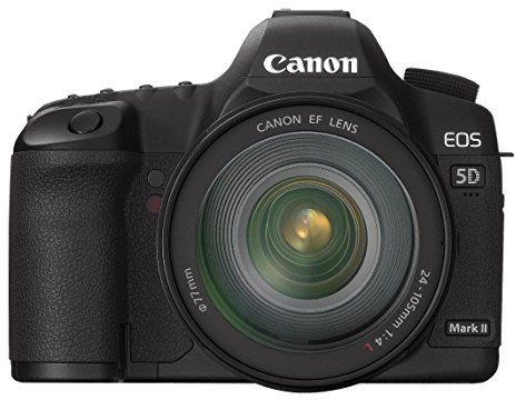 Canon Digital SLR Camera EOS 5D Mark II + EF24-105 Kit (Renewed)