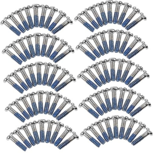 FRCOLOR 100stücke Metall Brillenreparaturschrauben Für Sonnenbrillen Kleine Brillenschrauben Ersatz Brillenreparaturwerkzeuge Brillenersatzschrauben