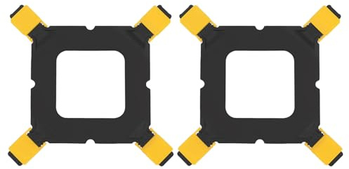 LT Easiyl 2PCS Desktop Computer CPU Cooling Fan Bracket Compatible with LGA1700 LGA1200 LGA115x 91x13.7mm Hole Spacing 75/78mm Adjustable Motherboard Backplate