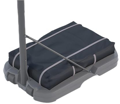 Basketball Hoop Sandbag - Heavy Duty Weighted Bottom Anchor for Basketball Frames - Made of 600D Waterproof And Dustproof oxford fabric, Double Layer Fabric, L 35.4 x W 23.6 x H 5.1, Only Bag.