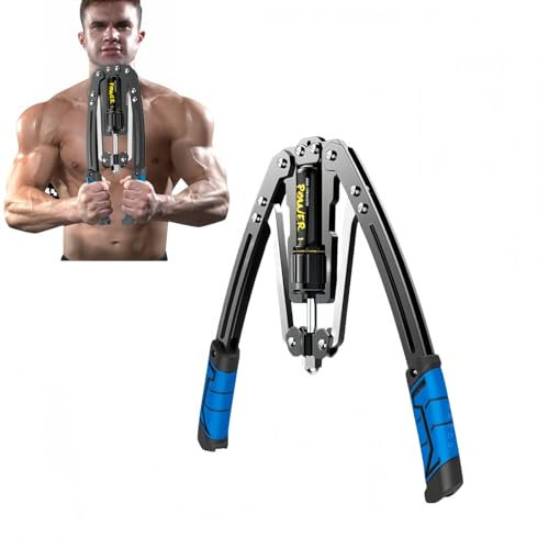 Appareil de fitness avec bras de torsion réglable, exercice de puissance hydraulique de 10 à 200 kg, équipement d'exercice des bras, exercice de poitrine pour homme, extenseur de poitrine pour