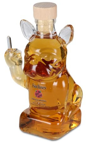 Carafe à whisky bouledogue français, carafe à whisky avec doigt d'honneur 3D, distributeur de liqueur transparent comme décoration de la maison, bouteille de whisky pour vodka, brandy boissons et