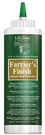 Life Data Farrier's Finish - Hoof Disinfectant and Conditioner, 16 oz (473mL)
