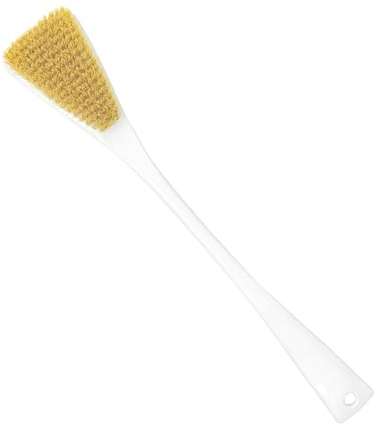 Fuller Brush Exfoliator & Scrub Body Brush - 16-inch Contoured Handle with Polyester Bristles - an All-Over Reach Including Back, Neck, Shoulders & Feet - Soft, Durable & Gentle on Your Skin