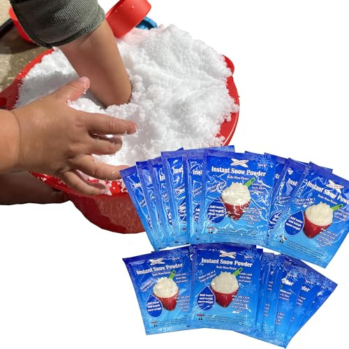 20 Packs - Instant Snow Powder - Science Gone Fun (Tm), Will Make About 80 Cups of Fluffy Instantly Snow.