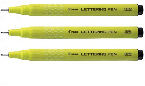 Pilot DR Lettering Pen for Calligraphy - Pack of 3-1.0mm