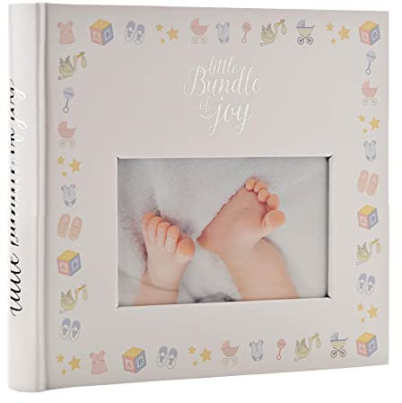 Baby Photo Album 160 6x4 Photo's - Bundle of Joy