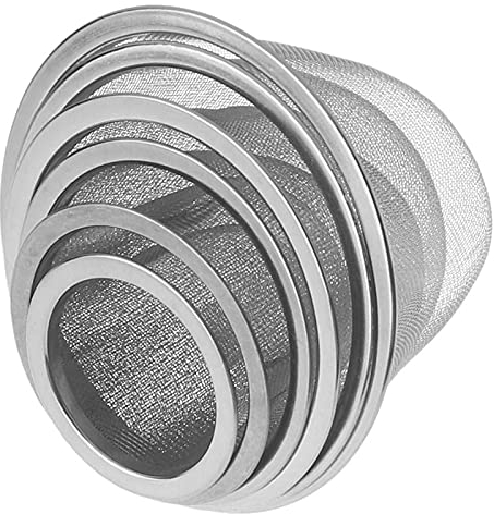 2 pièces en Acier Inoxydable Maille thé infuseur passoire théière Feuille de thé Filtre à épices Verres diamètre 5-9.5CM réutilisable for la Cuisine (Size : 7CM)
