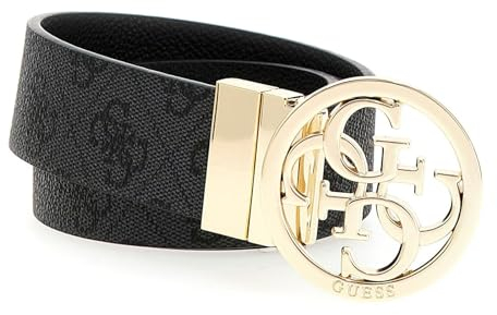 Cinta donna Guess Nolana 4g reversible coal logo C25GU07 BW9166P4235 L