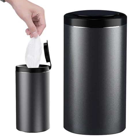 Contenitore per salviette umidificate - Dispenser di salviette umidificate in lega di alluminio, Scatola per salviette umidificate, Scatola di carta, Tubo per salviette umidificate rotond