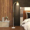 HOMCOM Lámpara de Pie LED Lámpara de Pie Salón con Altura Ajustable Pantalla Interruptor Basculante para Sala de Estar Oficina Dormitorio Blanco y Dorado