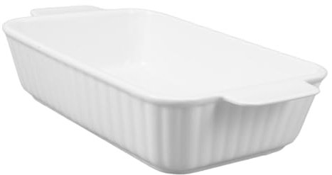 Ciieeo Fuente de Horno Cerámica con Asas Bandeja de Hornear para Lasagna Ensaladas y Vegetales Bakeware Resistente para Microondas y Lavavajillas Diseño Elegante y Funcional Pequeño