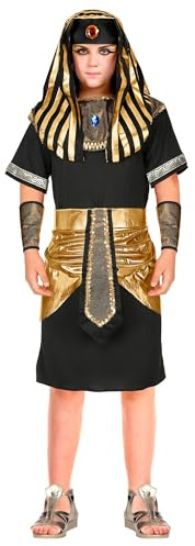 W WIDMANN MILANO Party Fashion - Costume enfant pharaon, Toutankhamon, souverain égyptien, costumes de carnaval, soirée à thème
