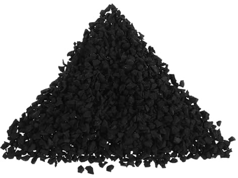Totority Granulato di Gomma per Riempitivo Prato Artificiale 1 Sacco 1 kg Drenante e Resistente per Campi Sportivi Calcio e Zone Gioco all'Aperto