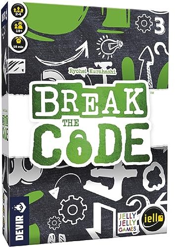 Devir - Break the Code, Juego de Mesa, Juego de Mesa de Ingenio, Juego de Mesa con Amigos, Juego de Mesa 10 años (BGBTCSP)