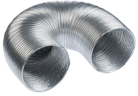 Steinberg14 Alluminio Ø 125mm / 1.5metri Tubo Flessibile di Scarico - Tubo di Ventilazione Uscita Scarico Elemento Sistema di Alimentazione Aria Calda