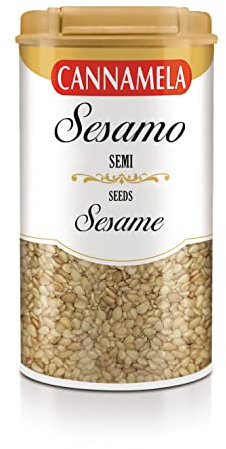 Cannamela, La Dispensa, Sesamo in Semi, Confezione da 80g, Ideale per Panini, Prodotti da Forno, Carni Bianche e per Preparazioni Orientali