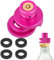 LIAMERHE Geteilter CO2 Quick-Adapter Schnelladapter für CO2 Zylinder kompatibel mit Duo/Terra/Art/E-Duo/Crystal 3.0/Gaia Adapter für Soda Stream Trapezgewinde TR21-4, F-QC3.0 mit Dichtungsring