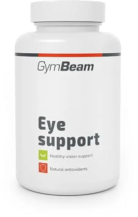 GymBeam Augenvitamine - Mit Vitamin A, Lutein & Heidelbeer-Extrakt, Augenpflege für gute Sehkraft, enthält Tagetes erecta & Phosphatidylserin, antioxidative Wirkung, praktische Kapseln, 90 caps