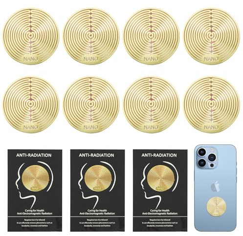8 adesivi per cellulare per computer, blocco EMF, blocca efficacemente i prodotti elettronici, adesivi di protezione per telefoni cellulari, tablet, TV