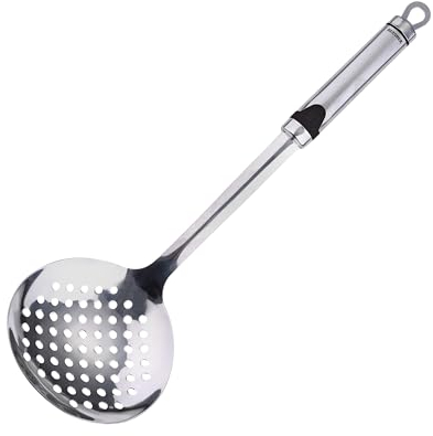 BERGNER GIZMO - 35,5 cm Sparkling rotondo - Prodotto in acciaio inossidabile - Adatto alla lavastoviglie - Resistente alle spalle - Perfetto per Fry - Adatto per i professionisti