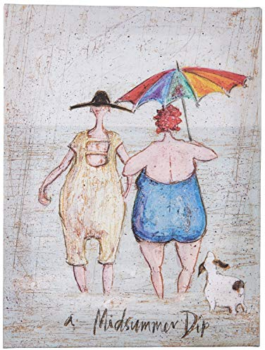 Sam Toft WDC12009 Midsummer Dip Canvas Print, Multi Coloured, 30 x 40cm