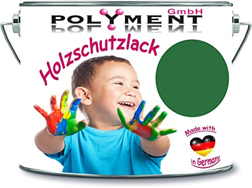 Polyment GmbH - Vernice protettiva per legno, resistente alle intemperie, protezione a lungo termine dagli agenti atmosferici, protezione dagli agenti atmosferici, colore protettivo per legno RAL 4006