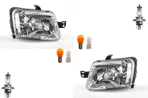 Johns, passend für Fiat Panda Scheinwerfer (169) 08/09- + Leuchtmitt. Set links, rechts