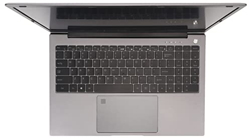 Hosie Notebook Aziendale Portatile, Laptop da 15,6 Pollici 100‑240 V 5000 mAh Interfacce Multiple 16 GB di RAM Alta velocità per Il Gioco (256GB Spina UE)