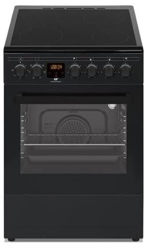 Cuisiniere vitrocéramique CONTINENTAL EDISON CECV50FCB - 4 feux - L49.5 x H82.7 xP58 cm - Noir
