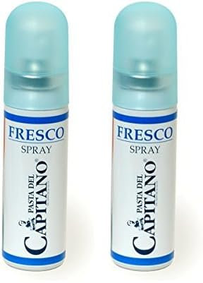 Pasta Del Capitano Spray Alito Fresco, 15ml, Antibatterico, Menta (Confezione da 2)