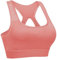 Litherday Brassiere Sport Femme sans Armature Soutiens-Gorge de Sport Coussinets Amovibles pour Yoga Course Fitness Rose L