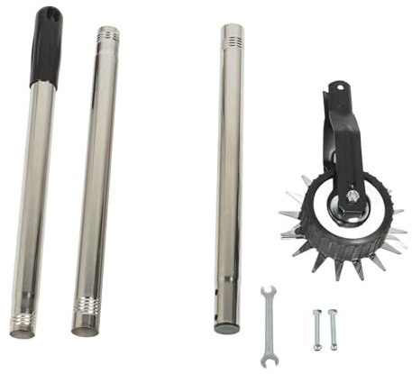 Cortabordes Manual Rotativo Con Rueda De Acero Al Manganeso Y Inoxidable Para Césped Jardín Aceras Y Bordes Herramienta De Jardinería Duradera Y Fácil De Usar