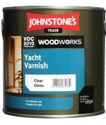 2.5 LTR JOHNSTONE'S WOODWORKS YACHT VARNISH CLEAR