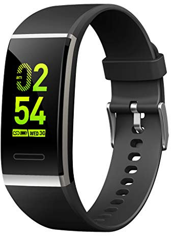 FUN+Smartwatch Niños Rastreador De Ejercicios, Deportivos Rastreador Monitor De Ritmo Cardíaco Reloj Podómetro del Sueño Monitor, Contador De Calorías, para Los Niños Hombres De Las Mujeres