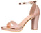 Elara Damen Pumps Strass High Heels Chunkyrayan OK-29 Champagne-38