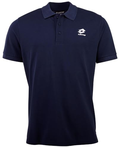 Lotto 1124003 Men, Polo Shirt, Regular Fit Herren Polohemd Dress Blues XL