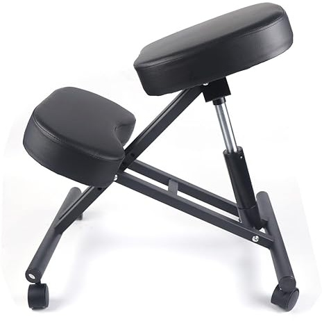 MccoMMon ergonomisk knästol, ortopedisk knästol med rygg, justerbar knästol, knästol, datorstol för smärtlindring