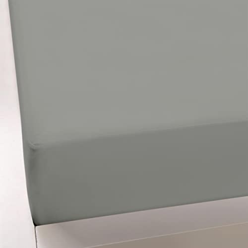 Formesse Bella-Donna Jersey Spannbettlaken Zement, 200x220-200x240 cm