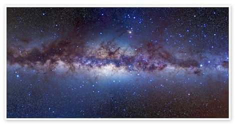 Zentrum der Milchstraße Poster von Alan Dyer 160 x 80 cm Wandbilder Wanddeko