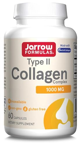 Jarrow Formulas, Type II Collagen Complex (Collagène de Type 2), 60 Capsules, Sans Gluten, Sans Soja, Sans OGM