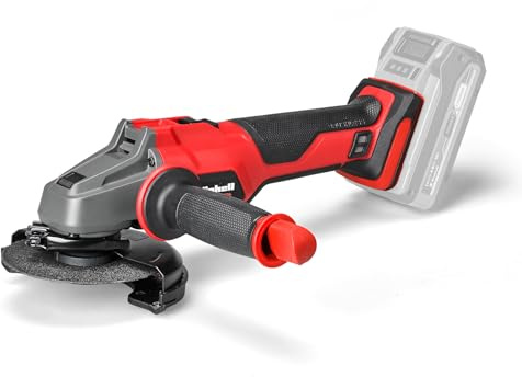 Einhell Akku-Winkelschleifer AXXIO 18/115 (18 V, 700 W, Ø 115 mm Scheibendurchmesser, 28 mm Schnitttiefe, Brushless, Softstart, ohne Trennscheibe, ohne Akku)