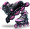 Champion, Rollers Adultes à Taille Réglable – Roller Enfants Garçons et Filles à partir de Taille 31, Rollers Femmes et Rollers Hommes jusqu'à la Taille 42, Rollers Haute Qualité avec Roues LED