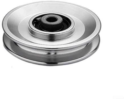 YUANGANG Riemenscheibe, feste Einzelbohrung, Rillen-Riemenscheibe, Aluminiumlegierung, Riemenscheibe für Motorwelle (120 mm)