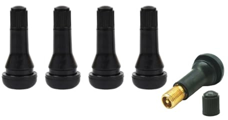 Gummi Ventile TR413,Gummiventil Reifen,Schwarz Metallventile,Autoventil Metall,Reifenventil Auto Gummiventil,Schwarz