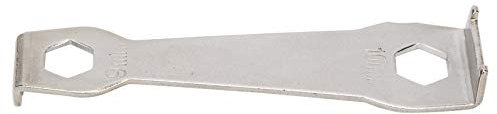 plplaaoo Kettenblattmutter-Werkzeug, multifunktionaler Edelstahl-Kurbelentfernungsschlüssel für Fahrradwartung und Reparatur