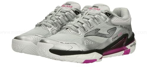 Joma Slam Lady 2512 Gray - MOD. TSLALW2512OM - Scarpa da Padel Donna (Sistema Taglie Calzature EU, Adulto, Donna, Numero, Media, 38)
