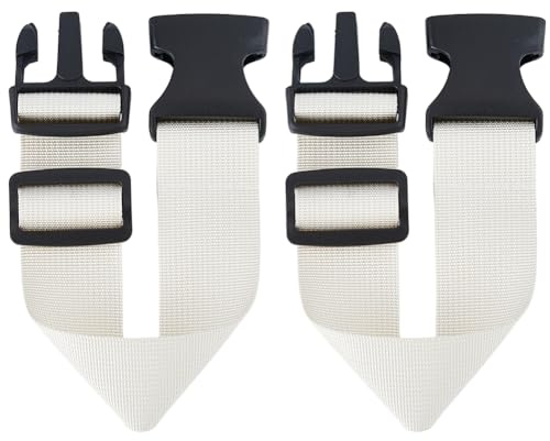 SUPERFINDINGS 2Pcs Sangle de Sac à Dos Réglable 24cm~34cm Nylon Sangle d'Extension pour Sacs Banane Réglable et Largeur 4.6cm pour Sacs à Ceinture Polyvalent Voyage Extérieur Fabrication