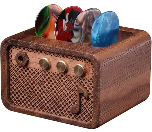 Aundhegrtt Cadeaux pour Guitaristes Support de Rangement pour Médiators de Guitare Support de Rangement pour Pagaie de Guitare